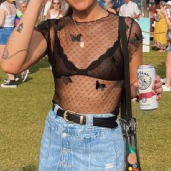 Free People flutter by tee NWT size M - Picture 6 of 6